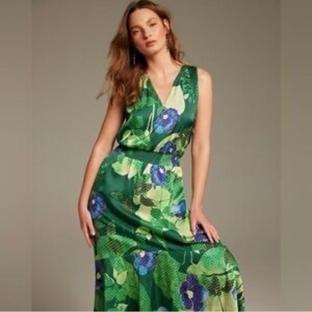 White House Black market satin dress